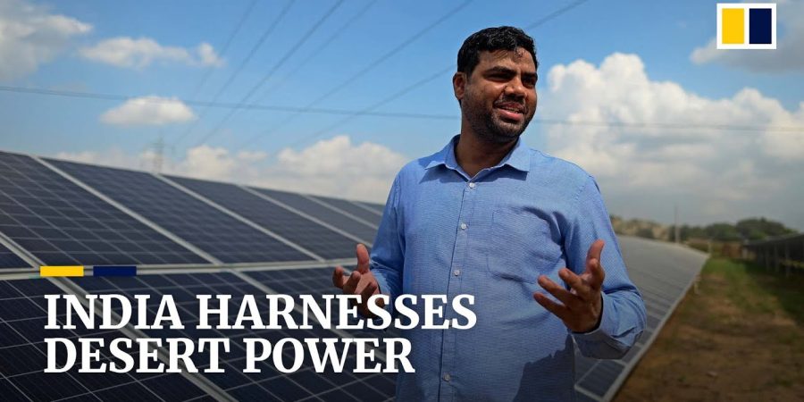 India’s renewable energy ambitions turn desert into solar energy powerhouse