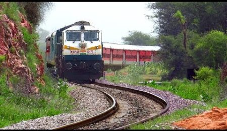 Dangerous Curves | Diesel Trains negotiate curves at high speed | Indian Railway