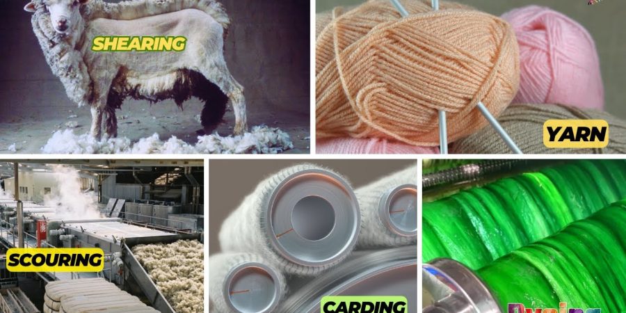 Wool Yarn Manufacturing Process -  From Sheep to Skein